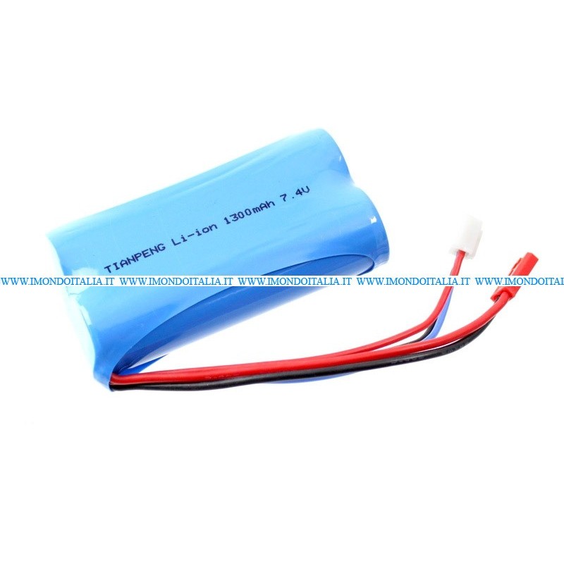 Double Horse 9053-26 7.4 Li-Poly Battery 1300 mAh" Batteria Li-po 7.4v 1300 mAh " di ricambio