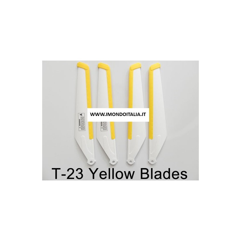 MJX T23-02 Main Blade Yellow "  Pale Rotore Giallle  " di ricambio
