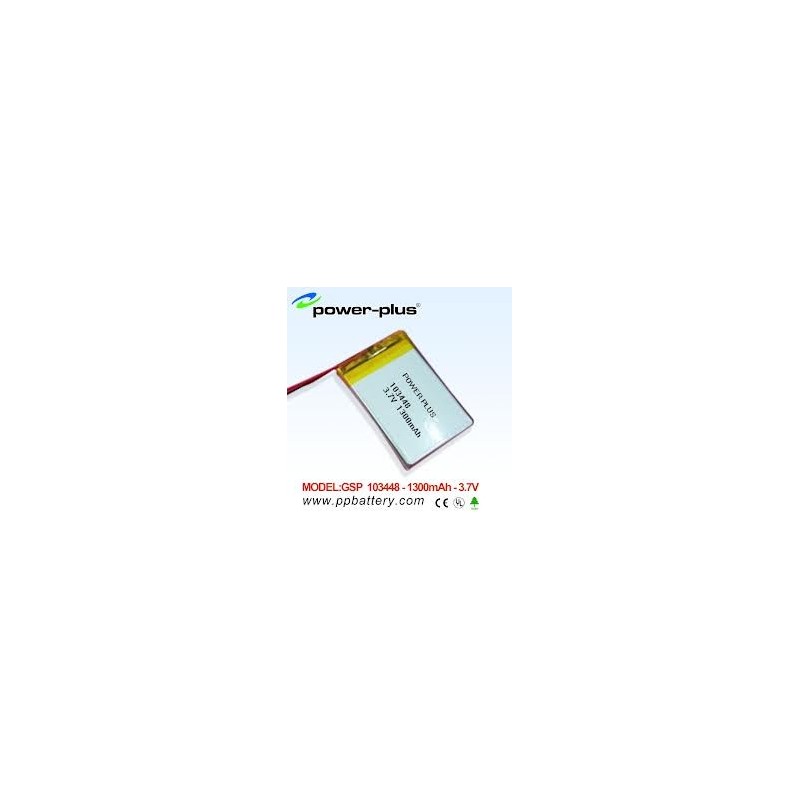 Batteria Lipo 1S 3.7V 1300 mAh Batteria Lipo 1S 3.7V 1300 mAh