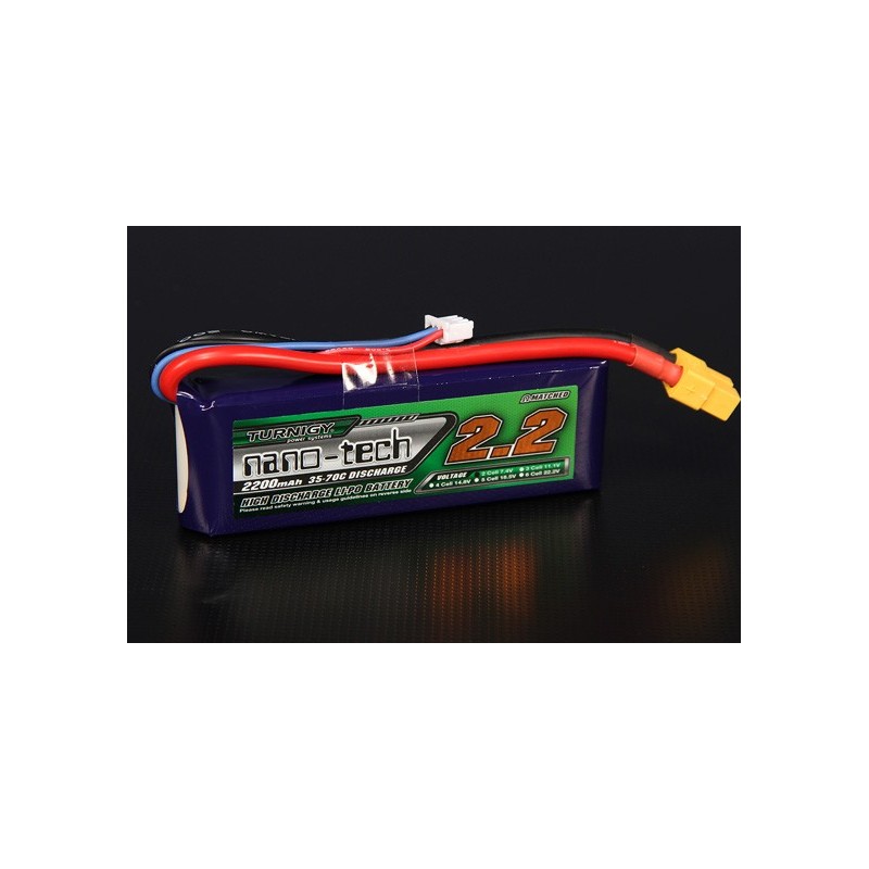 Batteria 2200mah 2S1P 20  ~  40C Lipo x  MJX F645  E  X 9053