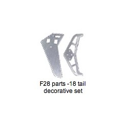 MJX F28 Parts  -18 tail decorative set