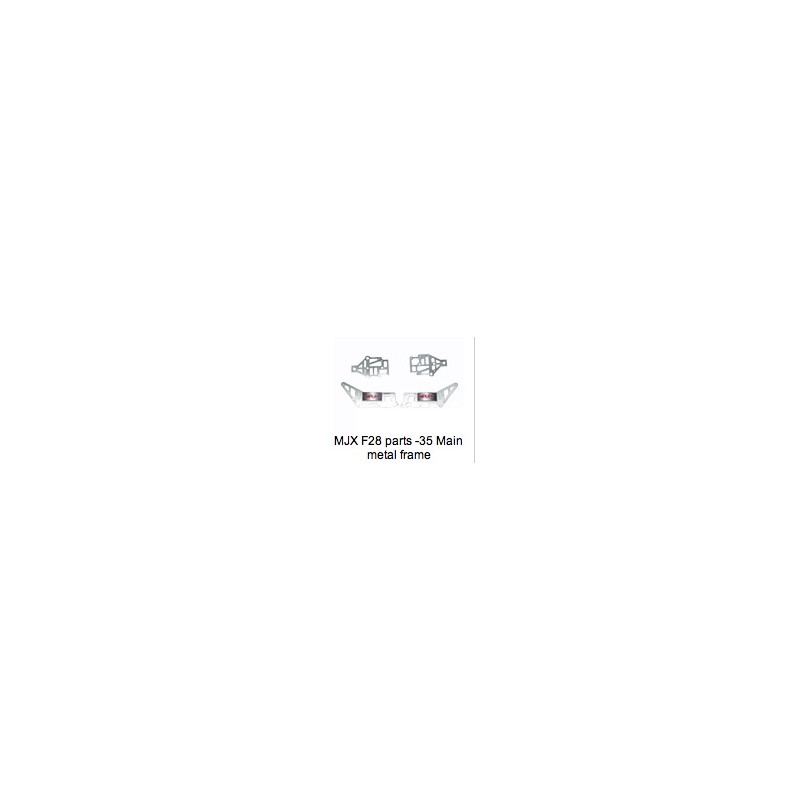 MJX F28 Parts  -35 Main metal frame