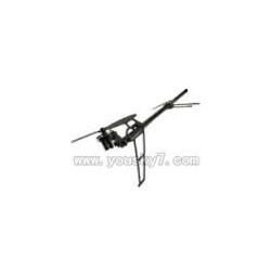 UDI-U13A-parts-45 Tail unit(Tail pipe & Horizontal and vertical wing with fixtures & Tail cover & Tail blade & Tail motor)