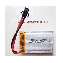  Ulike JM806-20 LiPo Battery  " Batteria Lipo 3.7V 1000 mAh "  di Ricambio