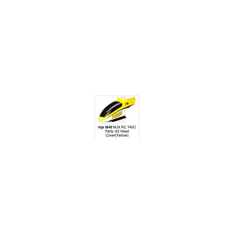 MJX T40C-02 Head Cover nose canopy (Yellow)