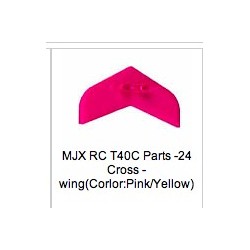 MJX T40C-032 036 tail fins sheets plates (Pink)