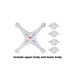  Drone  Syma X5SW Spare Parts  Ricambi-01A-Fuselage-white