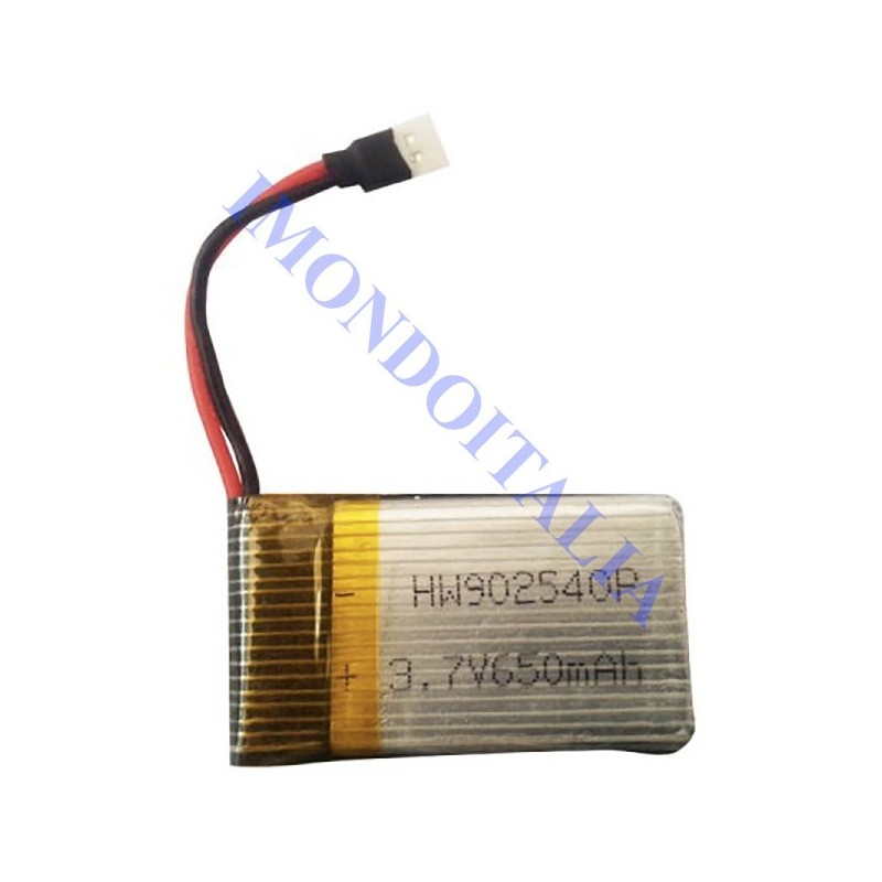 BATTERIA x QUADRICOTTERO DRONE SYMA X5C UPGRADE 3.7V 650mAh Lipo BATTERIA x QUADRICOTTERO DRONE SYMA X5C UPGRADE 3.7V 650mAh Lipo