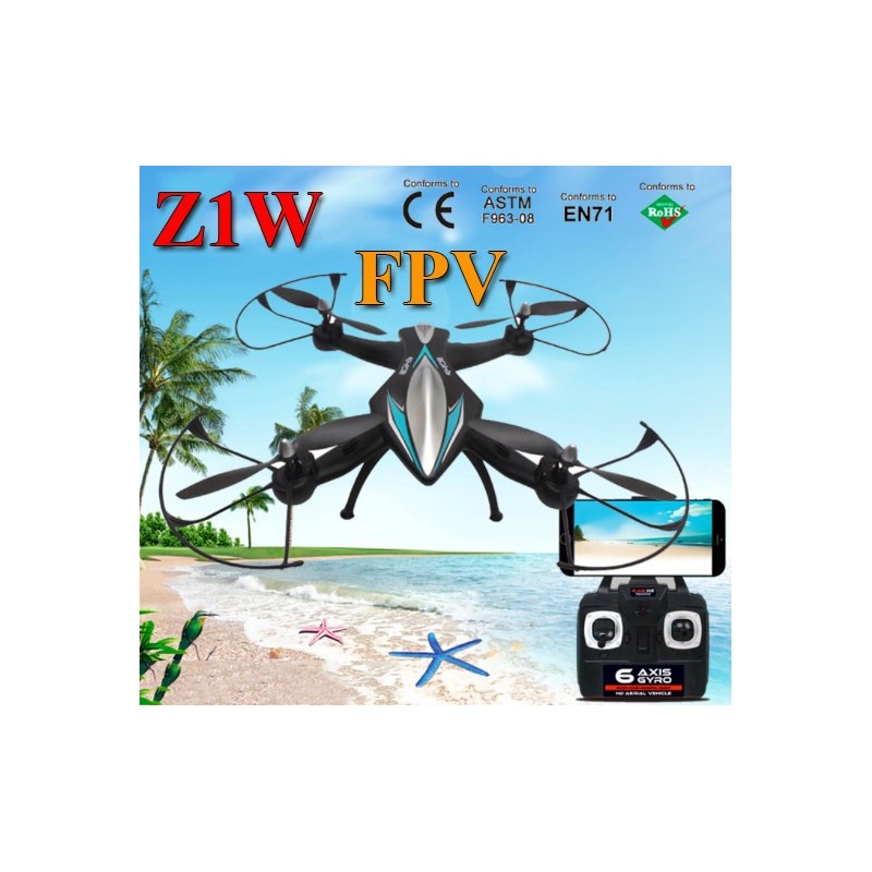 Drone Quadricottero Z1W  con Telecamera  FPV su Smartphone