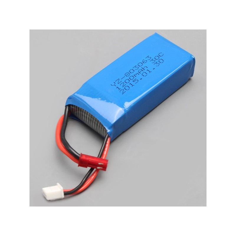 RICAMBIO  SPARE  7.4V 1200MAH LIPO BATTERY FOR I DRONE WLTOYS V666 / TARANTULA X6 / MJX X101 / UDIRC U829A QUADCOPTER