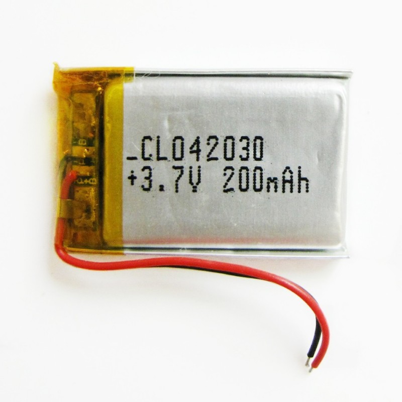 Batteria  3. 7V  200mAh