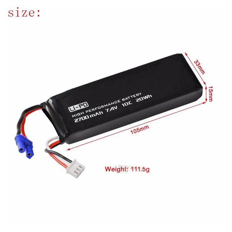 BATTERIA HUBSAN H501S 2700mAh