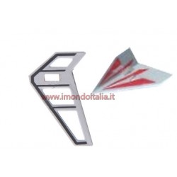  LishiToys  6010-03r Tail Decoration Red" Decorazione Coda Rossa"