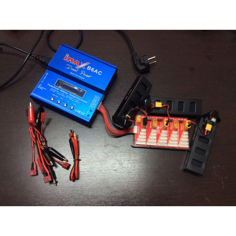 KIT CARICABATTERIE FINO A  3 BATTERIE iTekk  X PLORER, IMAX B6AC, Carica/Scarica/Storage, 1-6 Cells, SPARE PARTS, RICAMBI - 