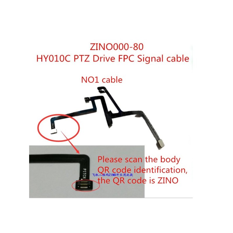 Hubsan Zino H117S Ricambi, Parts,    ZINO000-80 HY010C PTZ Drive FPC Signal cable  ZINO