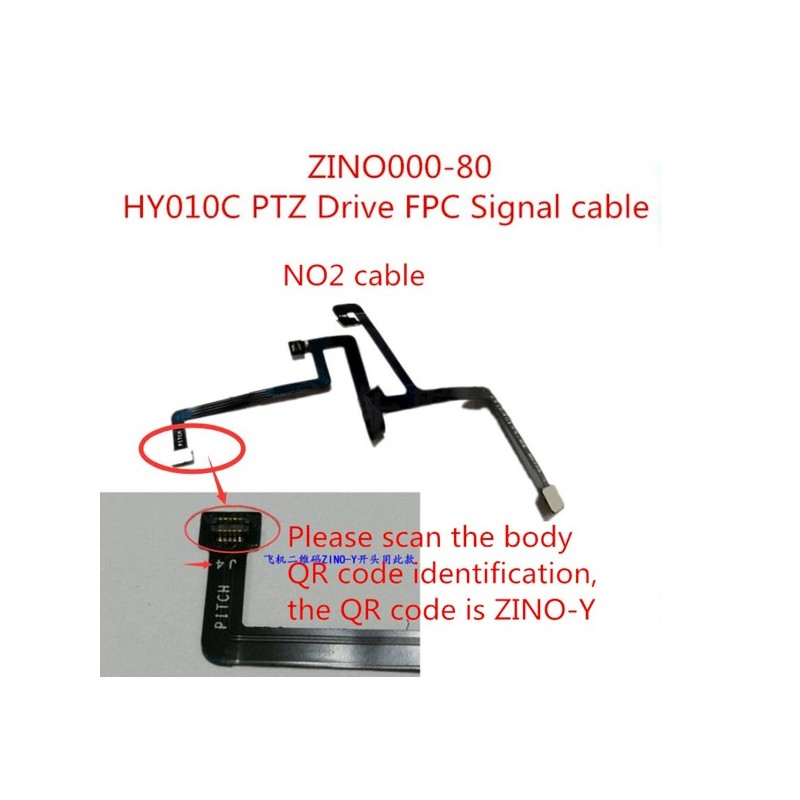 Hubsan Zino H117S Ricambi, Parts,    ZINO000-80 HY010C PTZ Drive FPC Signal cable  ZINO - Y