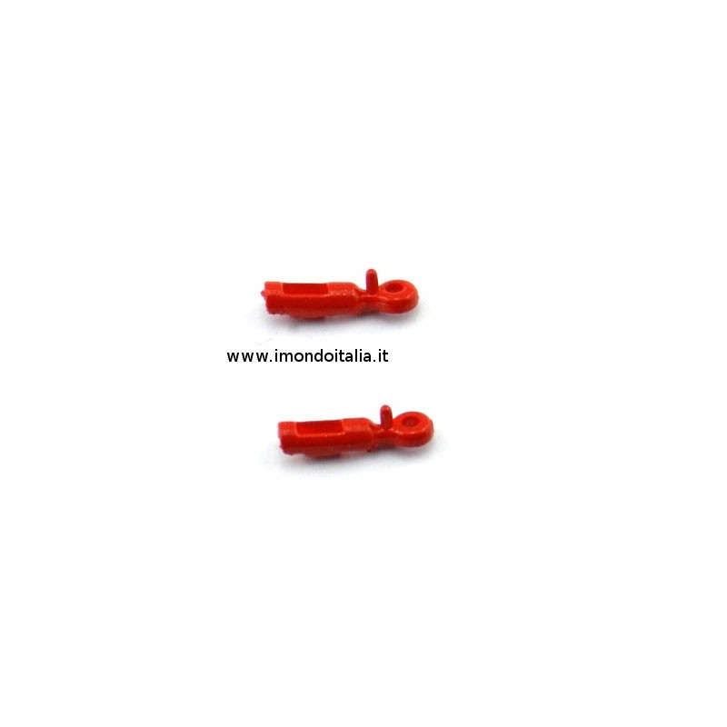 Supporti Rinforzi Tubo di Coda per Syma S107 Rosso