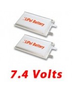 BATTERIE, 2 CELLE, 7.4V, DRONI, ELICOTTERI, LIPO